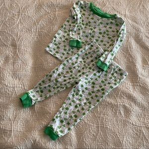 Burts Bees St Patrick’s day pajamas 12 months